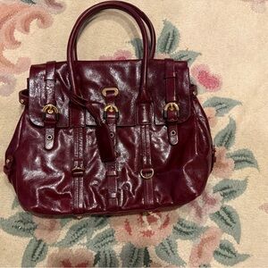 Badgley Mischka Red Wine Julia Bag